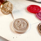 Love Birds Wax Seal Stamp – Romantic Heart Nest (25mm)
