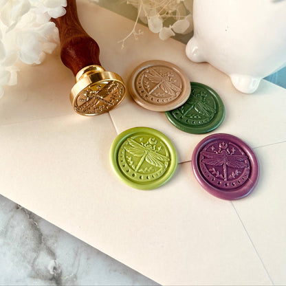Dragonfly Wax Seal Stamp – Brass Stamp size 25 mm