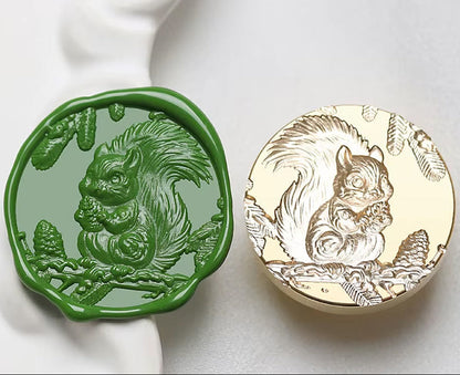 Squirrel Wax Seal Stamp size 30mm