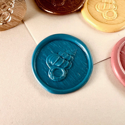 Seashell Wax Seal Stamp – Brass Stamp size 25mm