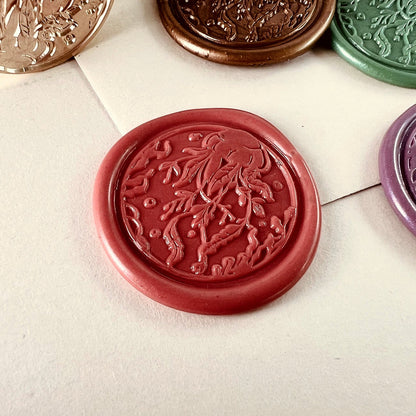 Jellyfish Wax Seal Stamp – Ocean Brass Stamp size 25mm