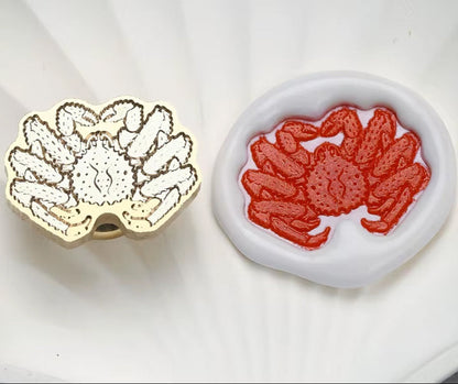 Crab Wax Seal Stamp – Brass Stamp Stamp size 30mm