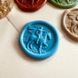 Medieval Knight Wax Seal Stamp – Round Brass Stamp size 25mm