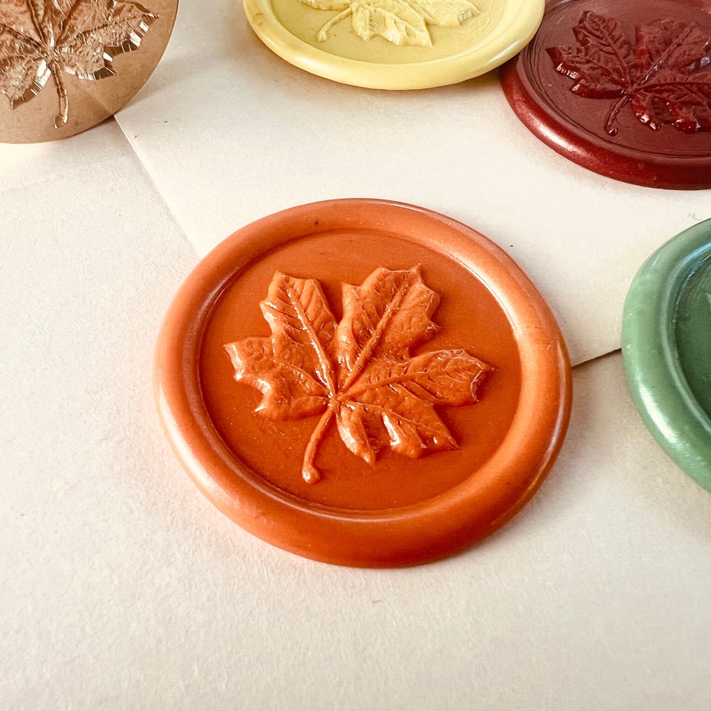 Maple Leaf Wax Seal Stamp size 25mm