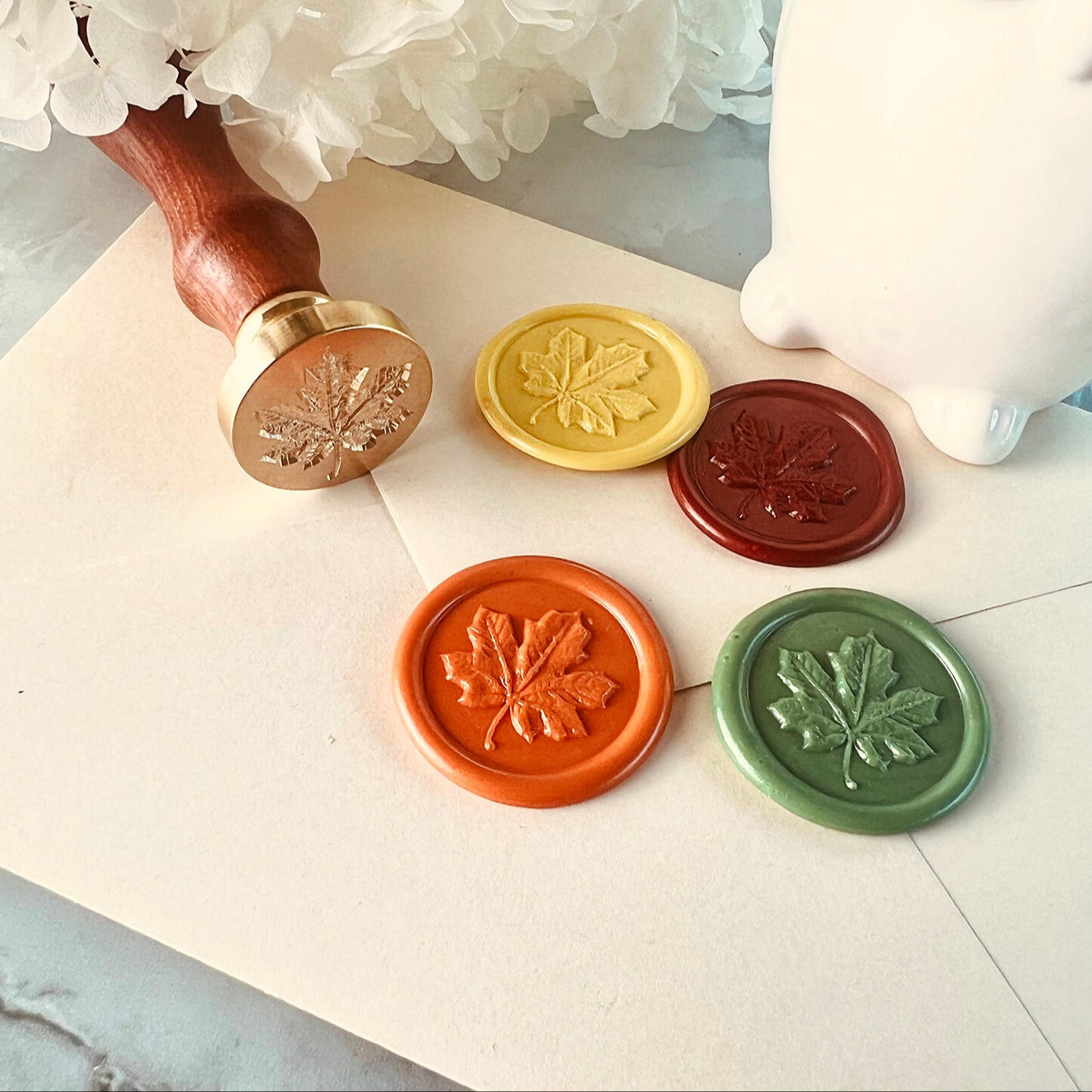 Maple Leaf Wax Seal Stamp size 25mm