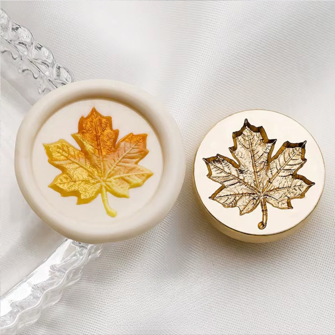 Maple Leaf Wax Seal Stamp size 25mm