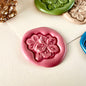 Cherry Blossom Wax Seal Stamp | Freeform Floral Brass 23.3x21.1mm