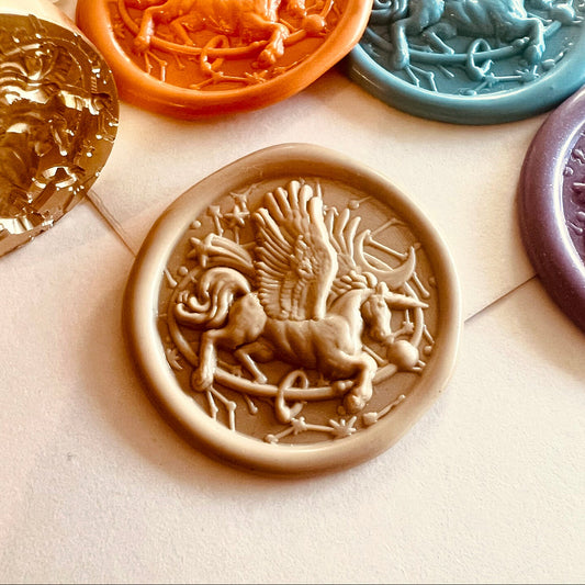 Pegasus Wax Seal Stamp size 30mm