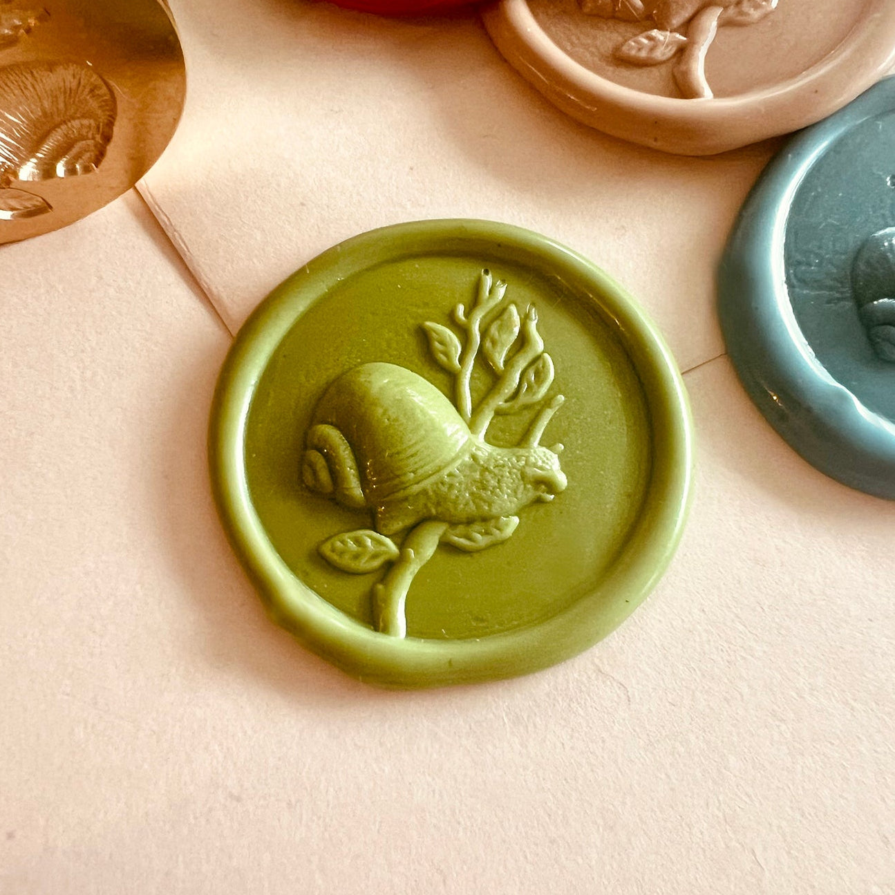 Snail Wax Seal Stamp 30mm