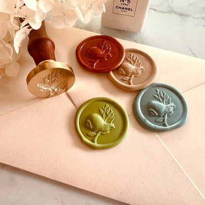 Snail Wax Seal Stamp 30mm