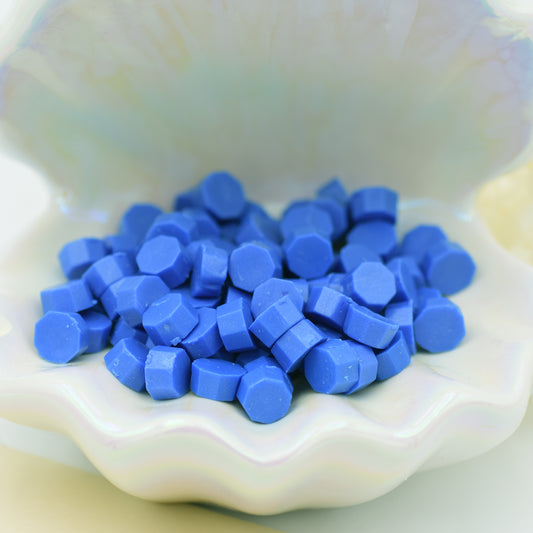 D29 – Cobalt Royale Wax Seal Beads – Bold Blue Elegance