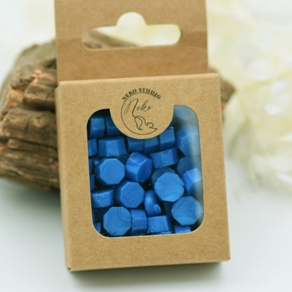 D31 – Blue Lagoon Wax Seal Beads – Tropical Blue