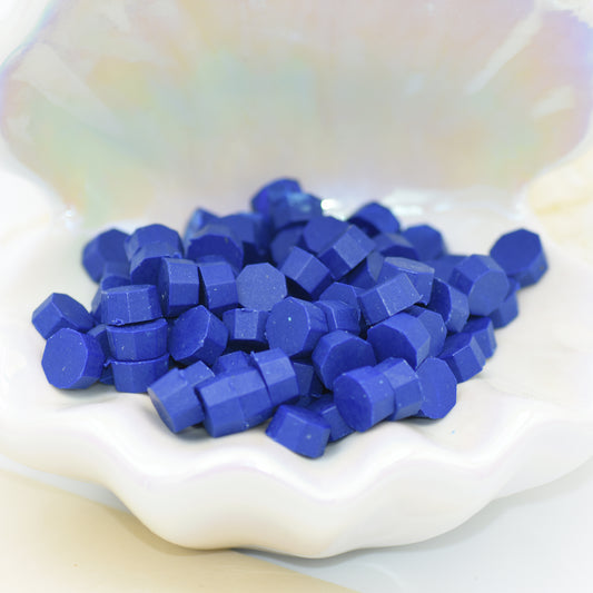 D32 – Majestic Indigo Wax Seal Beads – Deep Royal Indigo