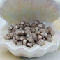 D39 – Champagne Pearl Wax Seal Beads – Soft Taupe with Elegant Pearl Sheen