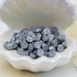 D45 Moonstone Wax Seal Beads – Elegant Metallic Grey