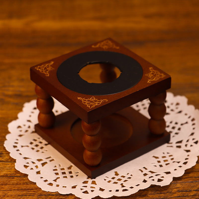 Decorative Wooden Wax Seal Melting Stove
