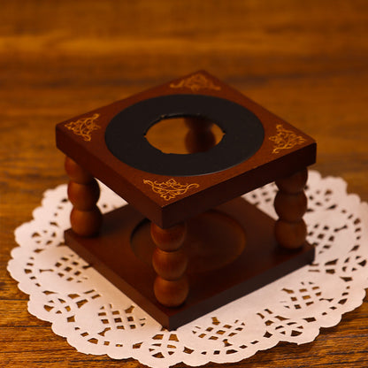 Decorative Wooden Wax Seal Melting Stove