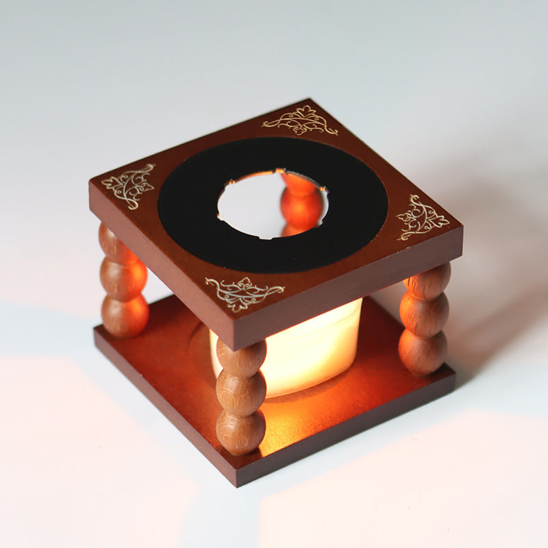 Decorative Wooden Wax Seal Melting Stove