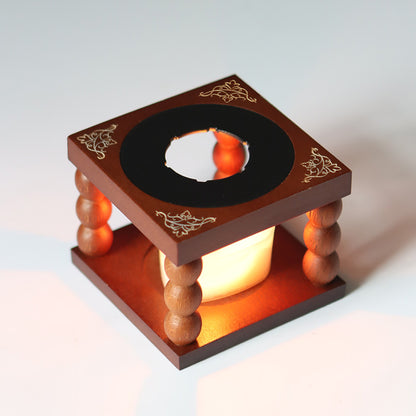 Decorative Wooden Wax Seal Melting Stove