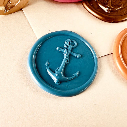 Anchor Wax Seal Stamp size 25 mm.