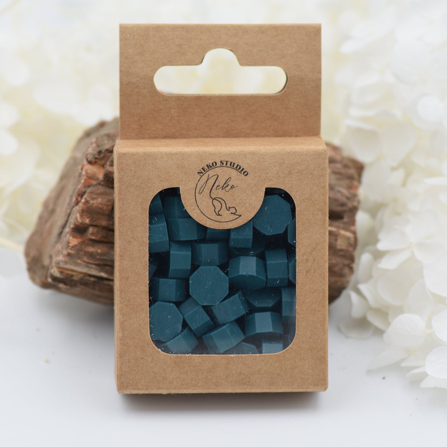 L109 – Northern Fjord Wax Seal Beads | Deep Teal Matte 30g.