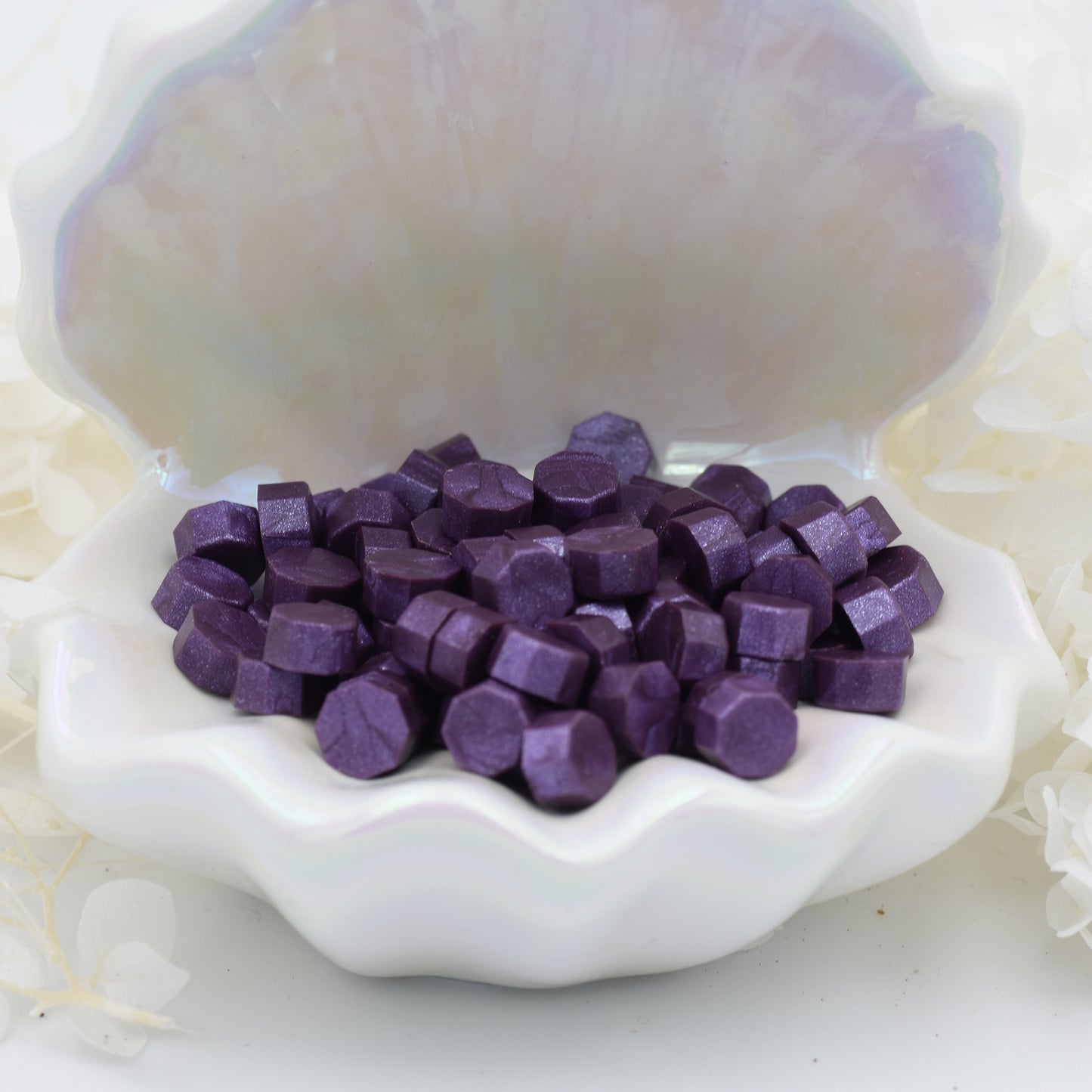 L35 Midnight Orchid Wax Seal Beads – Deep Purple