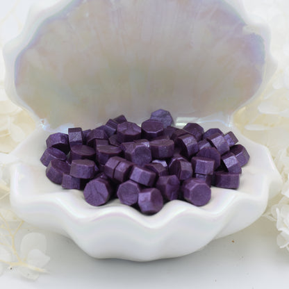 L35 Midnight Orchid Wax Seal Beads – Deep Purple