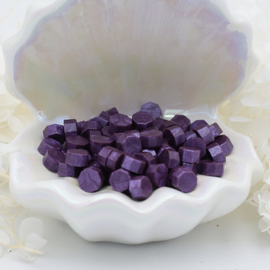 L35 Midnight Orchid Wax Seal Beads – Deep Purple