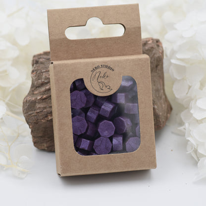 L35 Midnight Orchid Wax Seal Beads – Deep Purple