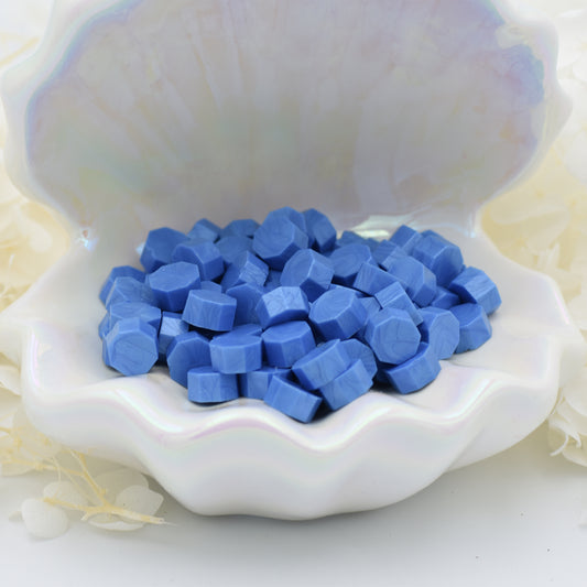 L45 Morning Haze Wax Seal Beads – Soft Cloudy Blue 30g.