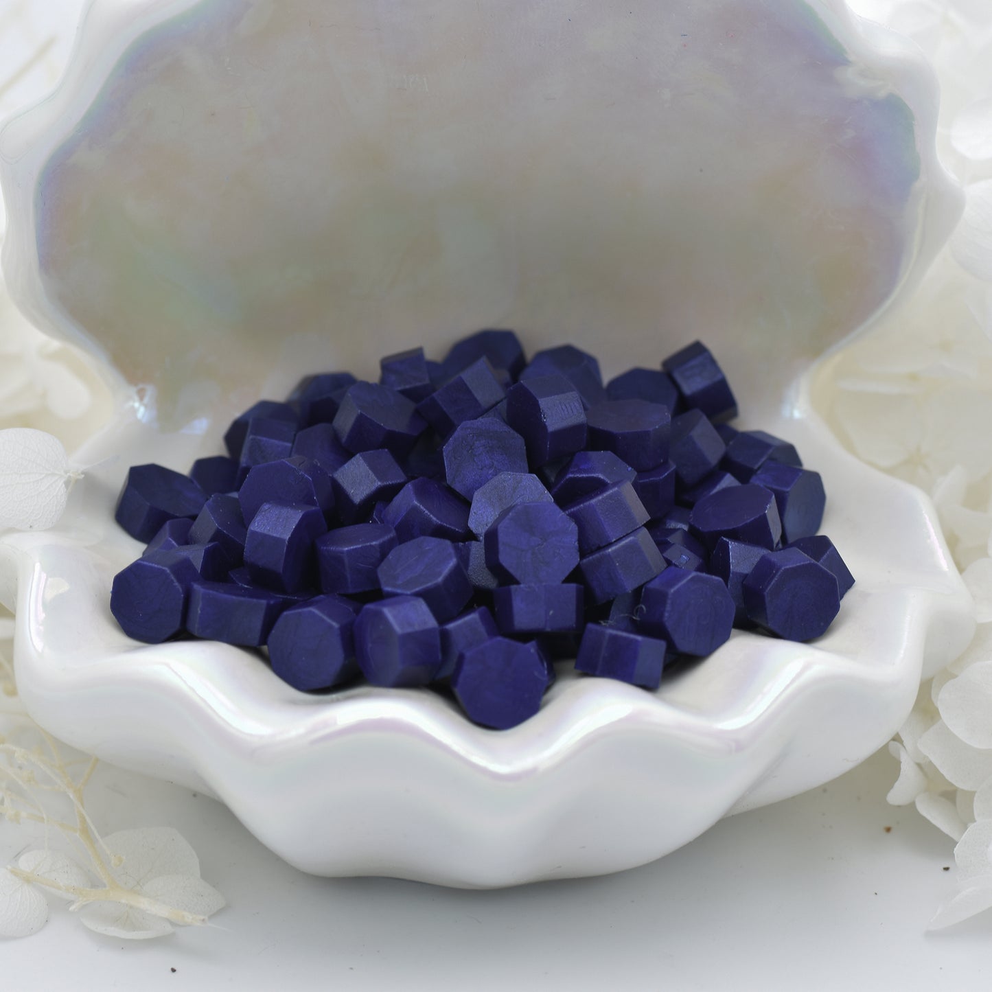 L63 Midnight Sapphire Wax Seal Beads – Deep Royal Blue