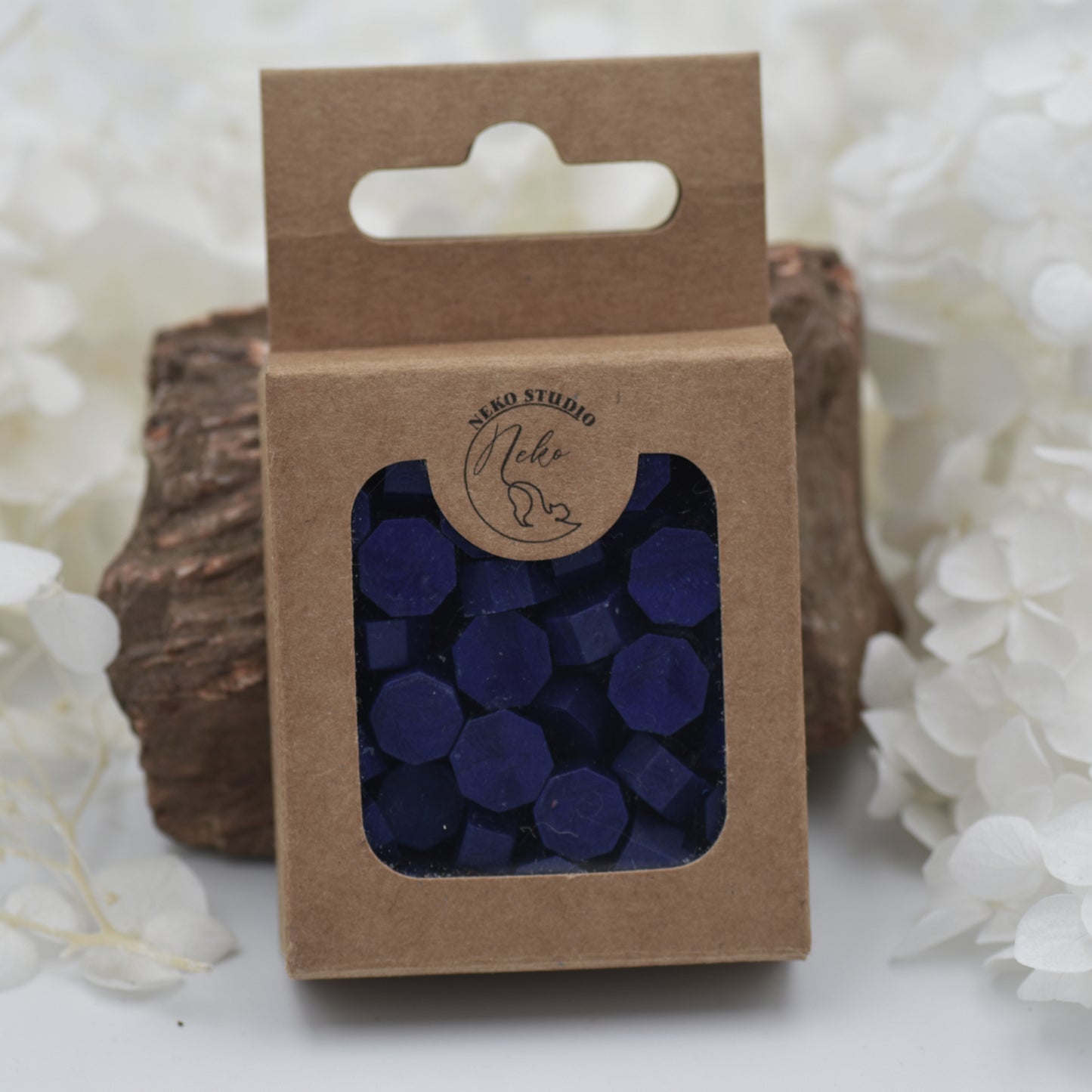 L63 Midnight Sapphire Wax Seal Beads – Deep Royal Blue
