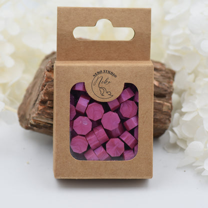 L90 Blooming Rose Wax Seal Beads | Romantic Rose Pink 30g.