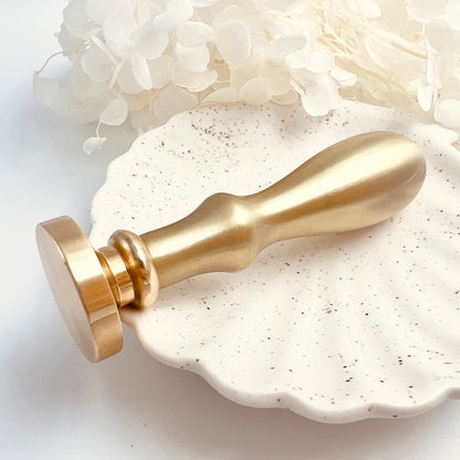 Luxury Solid Brass Wax Seal Handle 78g