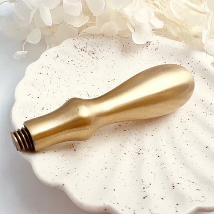 Luxury Solid Brass Wax Seal Handle 78g