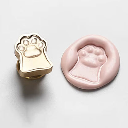 Paw Print Wax Seal Stamp (20.8x15.3mm)