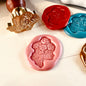 With Love Rose Wax Seal Stamp (21x29mm)