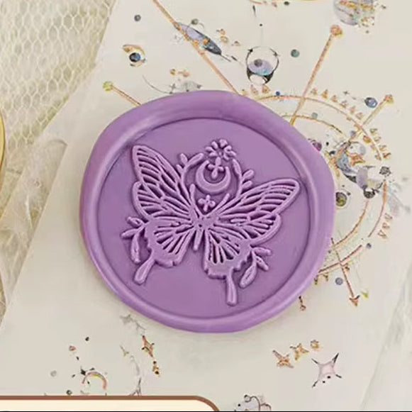 Butterfly Wax Seal Stamp : Brass Stamp size 25 mm