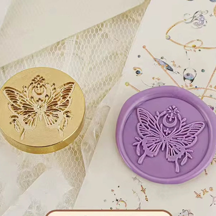 Butterfly Wax Seal Stamp : Brass Stamp size 25 mm