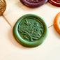 Steam Train in the Mountains Wax Seal Stamp size 25mm