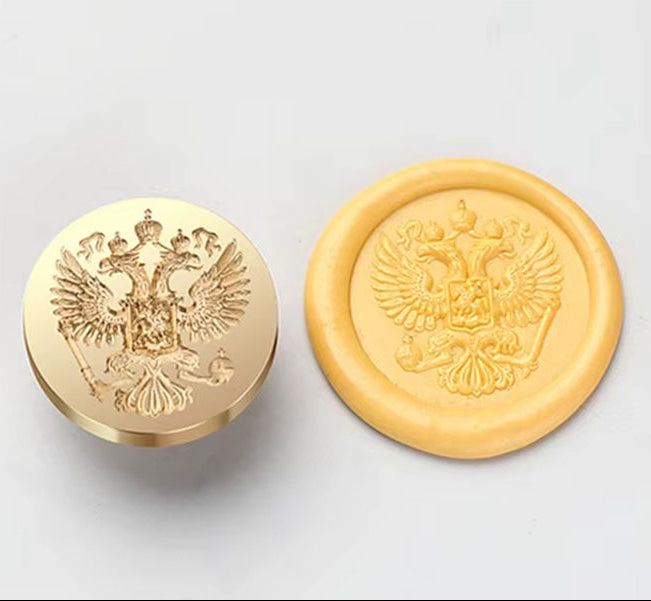 Double-Headed Eagle Wax Seal Stamp size 30mm