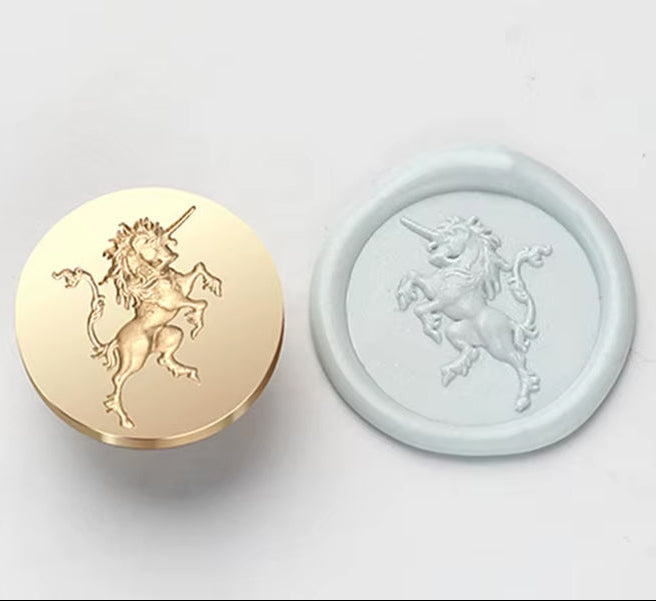 Majestic Unicorn Wax Seal Stamp – 30mm