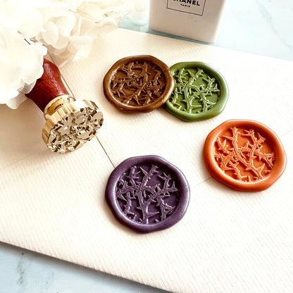 Thorn Pattern Wax Seal Stamp 25mm – Gothic Thorn