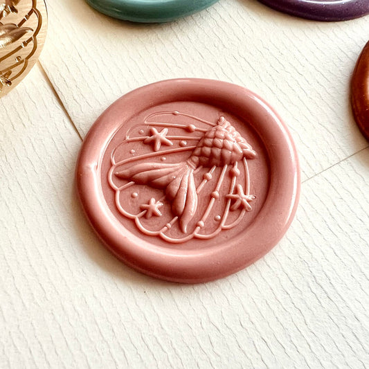 Fantasy Fish Wax Seal Stamp 25mm – Celestial Ocean