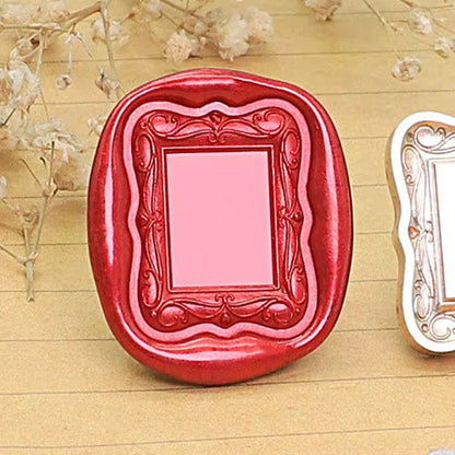 Vintage Frame Wax Seal Stamp size 21 x 27mm.
