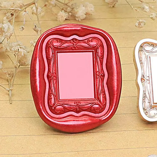 Vintage Frame Wax Seal Stamp size 21 x 27mm.
