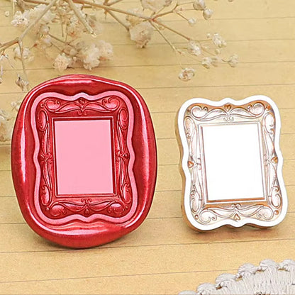 Vintage Frame Wax Seal Stamp size 21 x 27mm.