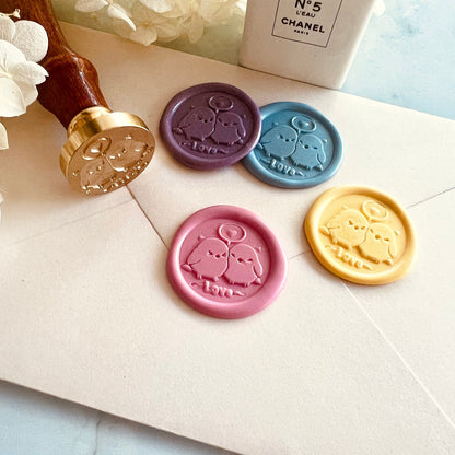 Love Birds Wax Seal Stamp size 25mm
