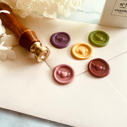 Mini Flying Heart Wax Seal Stamp | 3D Cute Brass Wax Stamp