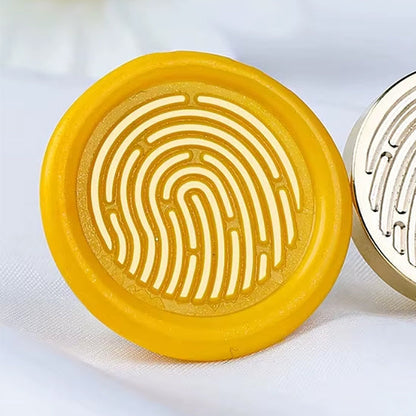 Fingerprint Wax Seal Stamp 25mm – Detective Fingerprint